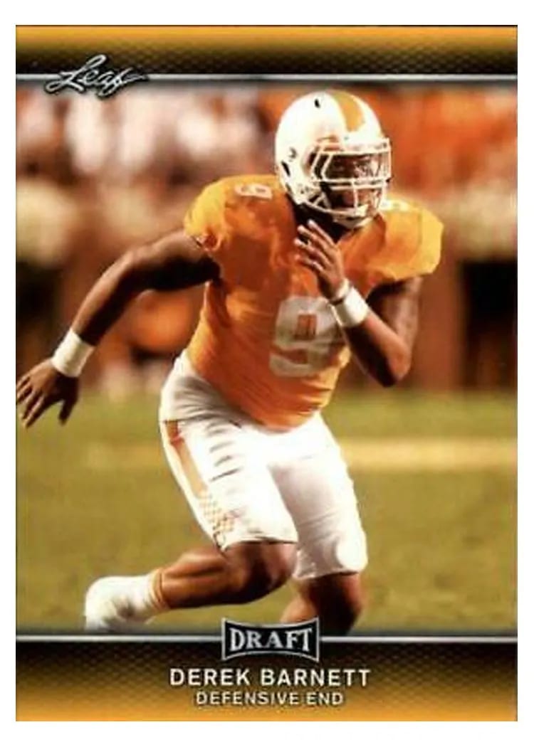 2017 Leaf Draft Derek Barnett #25 card