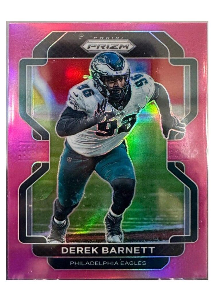 2021 Panini Prizm Base Set Derek Barnett Pink Prizm #226 card