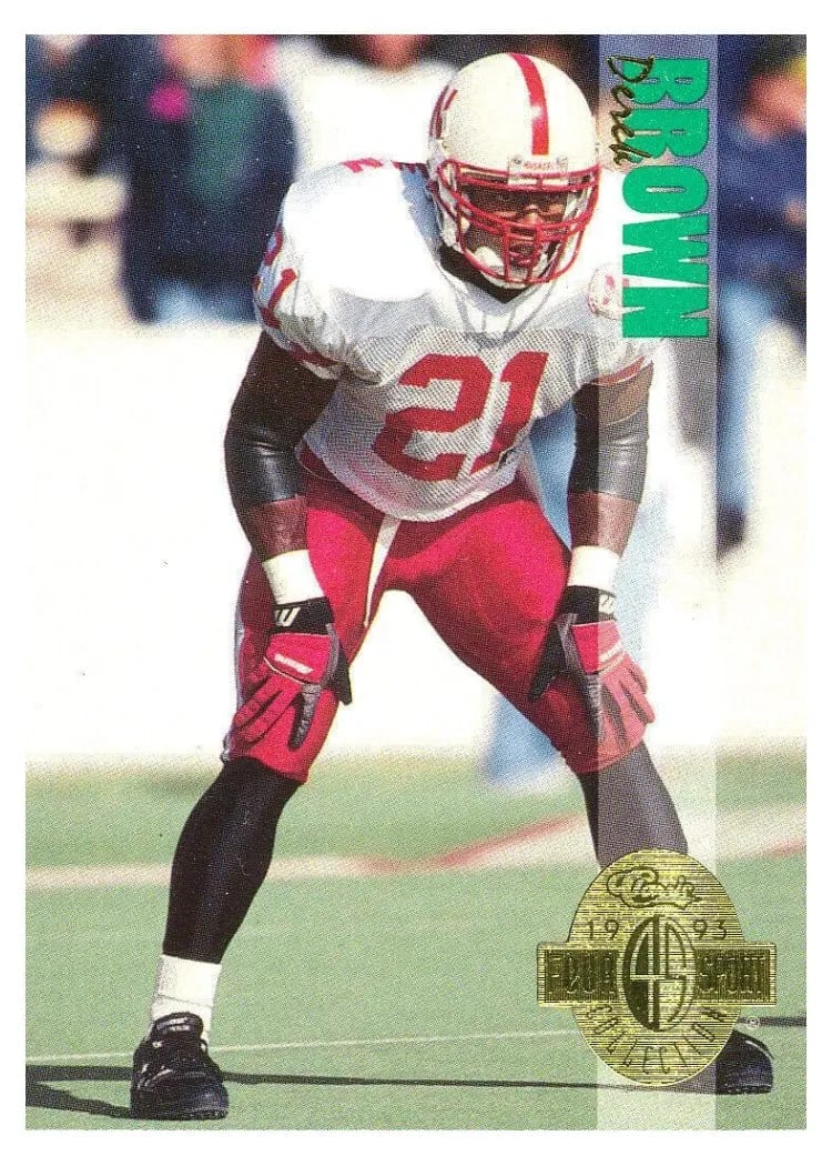 1993 Classic Four Sport Derek Brown #115 card
