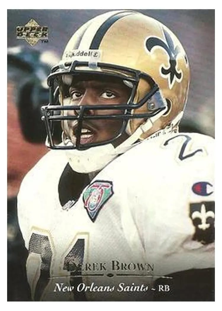 1995 Upper Deck Derek Brown #41 card