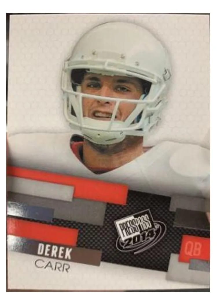 2014 Press Pass Derek Carr #10 card