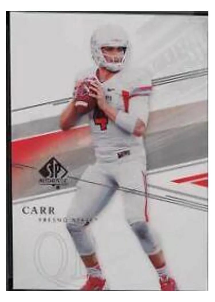 2014 SP Authentic Derek Carr #10 card
