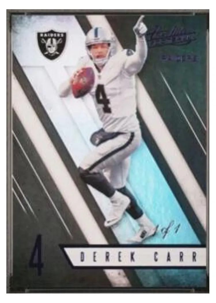 Derek Carr, 2016 Panini Absolute