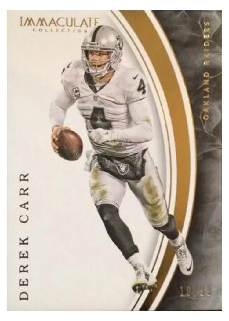 2016 Panini Immaculate Derek Carr #35 card