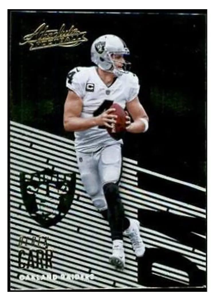 2018 Panini Absolute Derek Carr #77 card