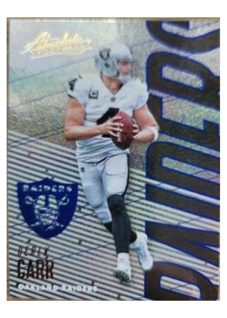 2018 Panini Absolute Derek Carr #77 card