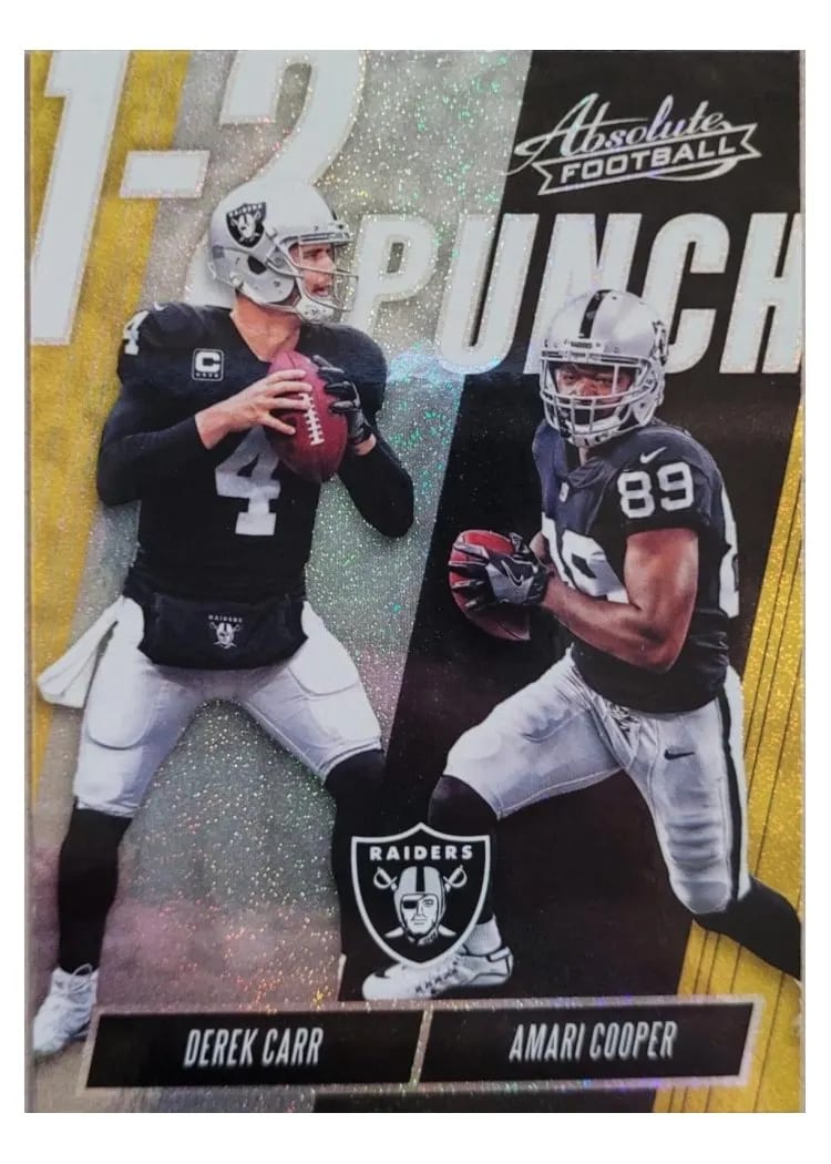 2018 Panini Absolute Derek Carr #77 card