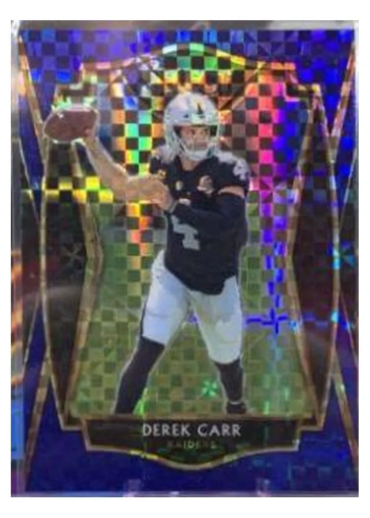 2020 Panini Select Base Set Derek Carr #132 card