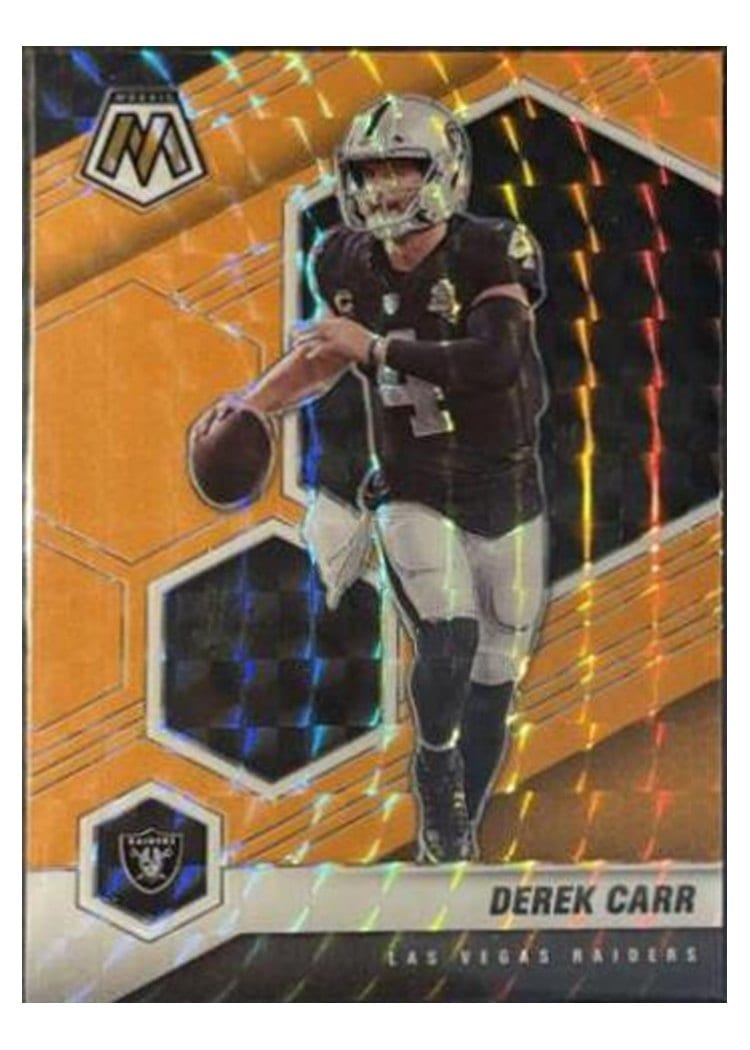 2021 Panini Mosaic Base Set Derek Carr #104 card