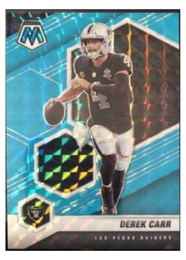 2021 Panini Mosaic Base Set Derek Carr #104 card