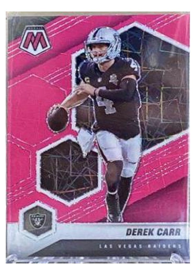 2021 Panini Mosaic Base Set Derek Carr #104 card