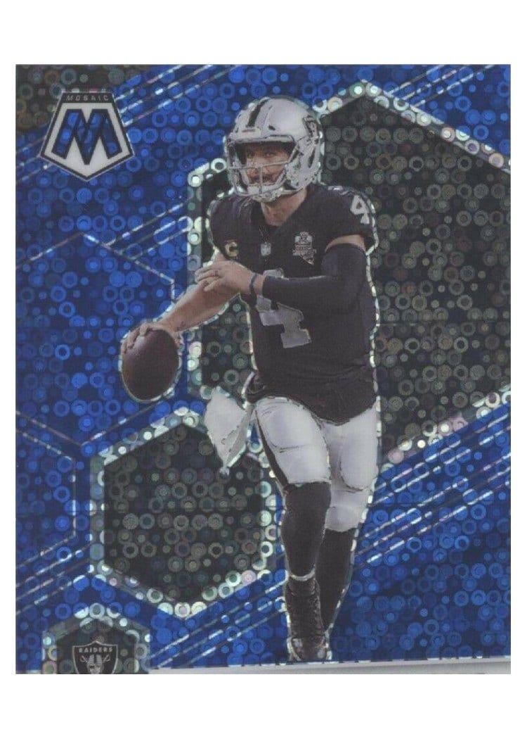 2021 Panini Mosaic Base Set Derek Carr #104 card