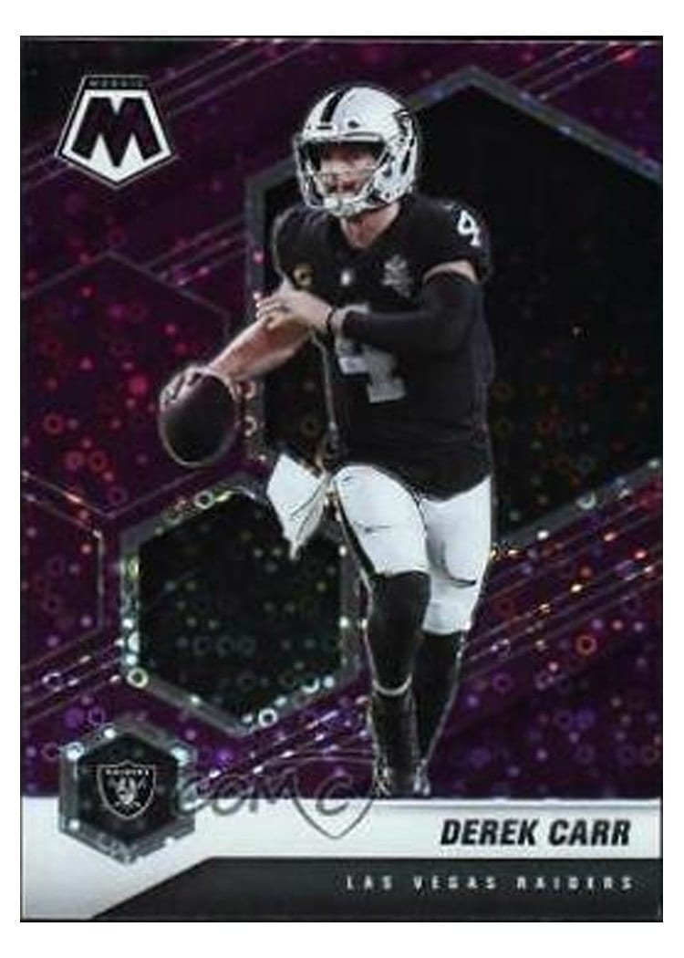 2021 Panini Mosaic Base Set Derek Carr #104 card