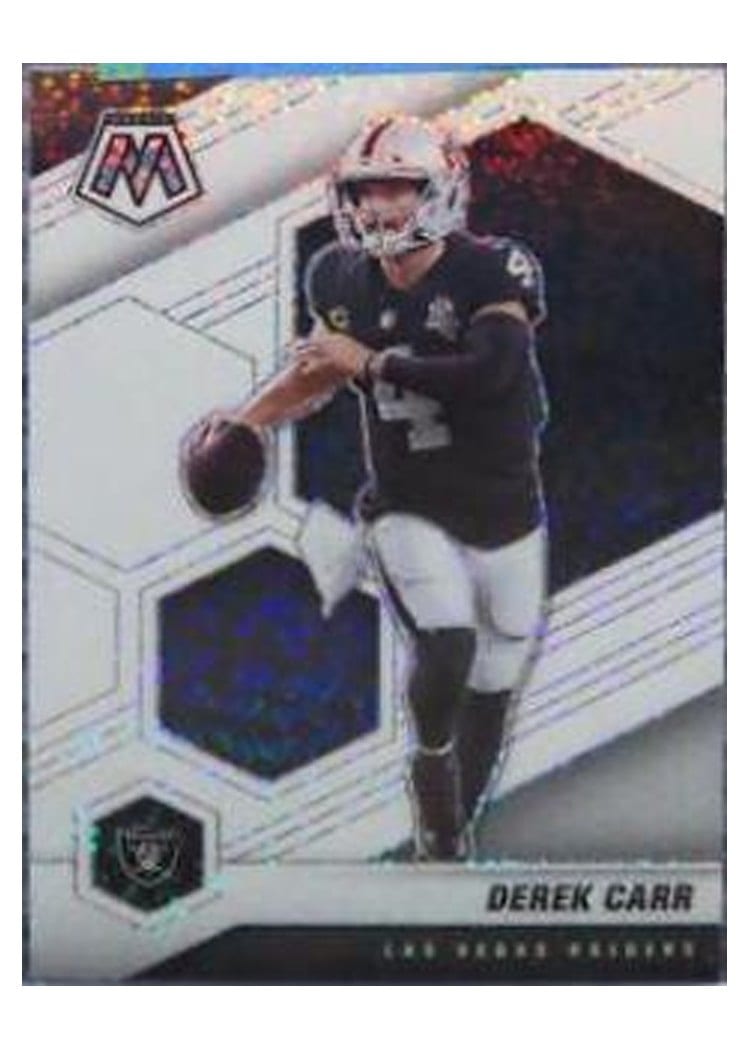 2021 Panini Mosaic Base Set Derek Carr #104 card