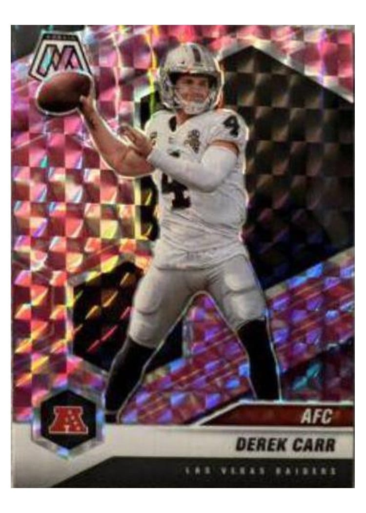 2021 Panini Mosaic Base Set Derek Carr #229 card