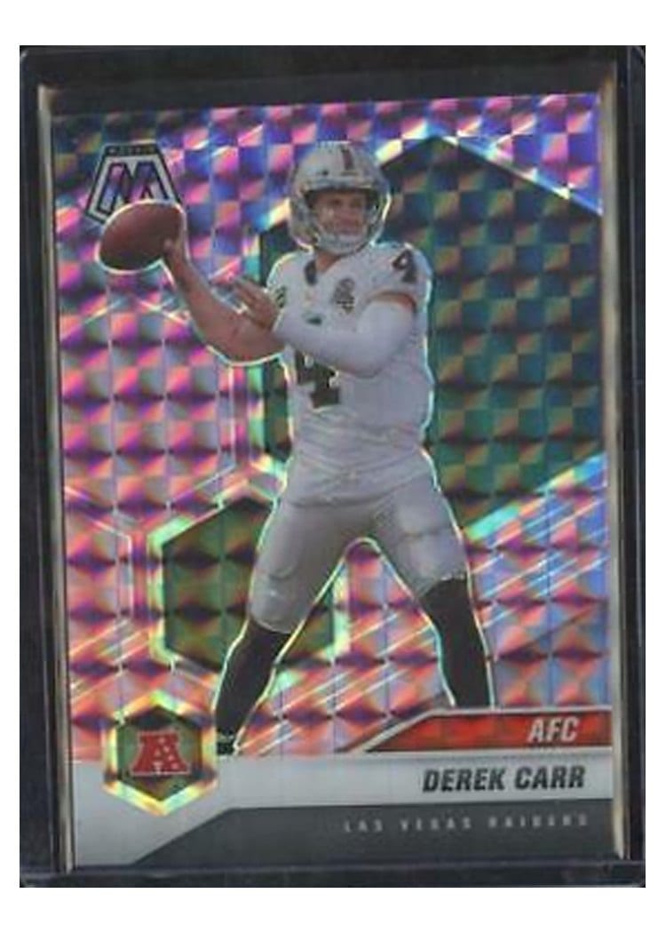 2021 Panini Mosaic Base Set Derek Carr #229 card