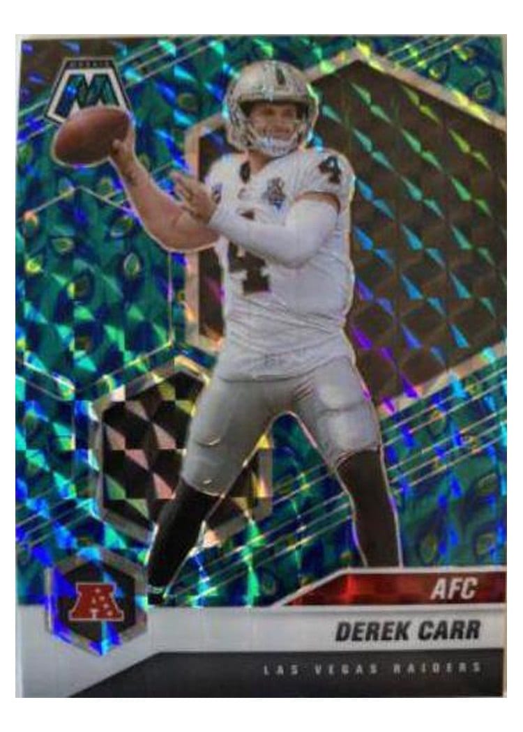 2021 Panini Mosaic Base Set Derek Carr #229 card