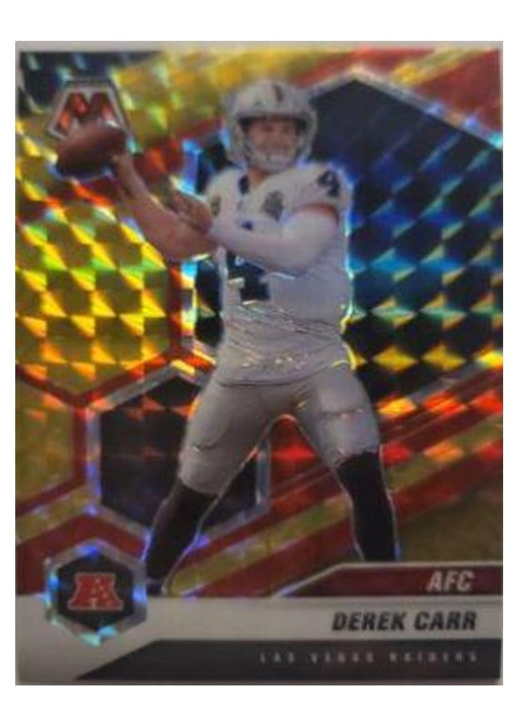 2021 Panini Mosaic Base Set Derek Carr #229 card