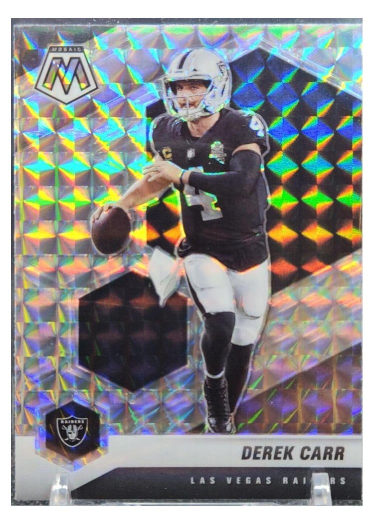 2021 Panini Mosaic Base Set Derek Carr #229 card