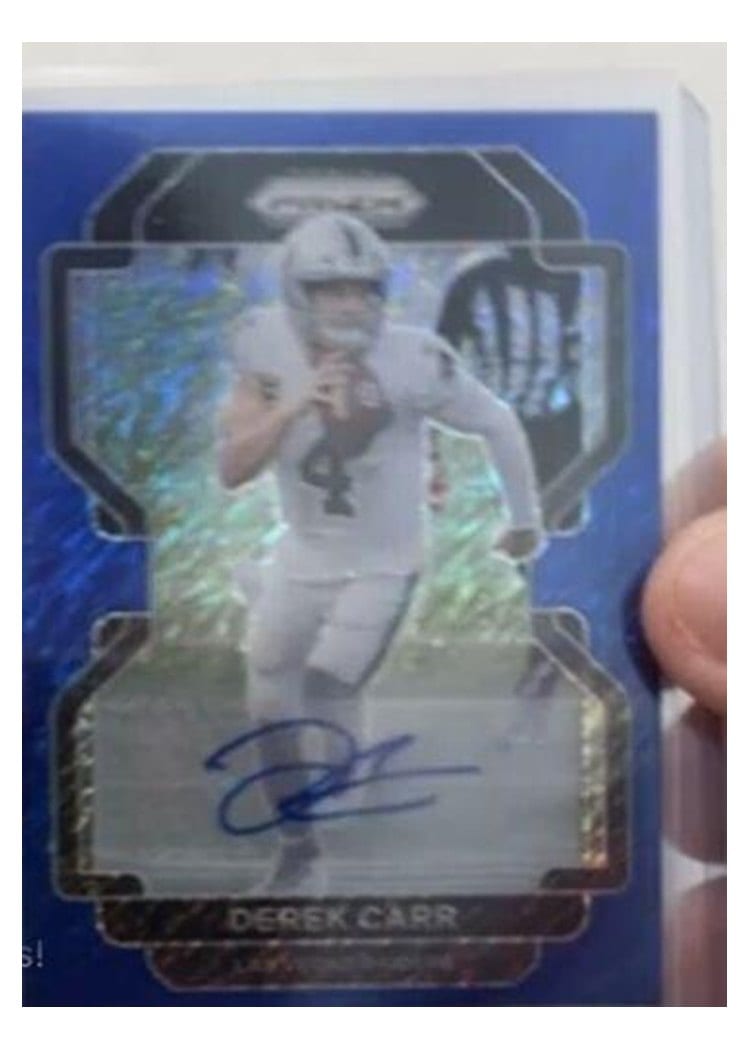 2021 Panini Prizm Base Set Derek Carr #179 card