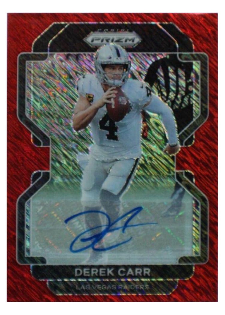2021 Panini Prizm Base Set Derek Carr #179 card