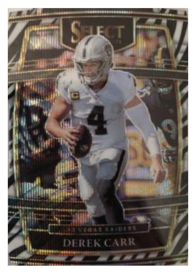2021 Panini Select Base Set Derek Carr #21 card