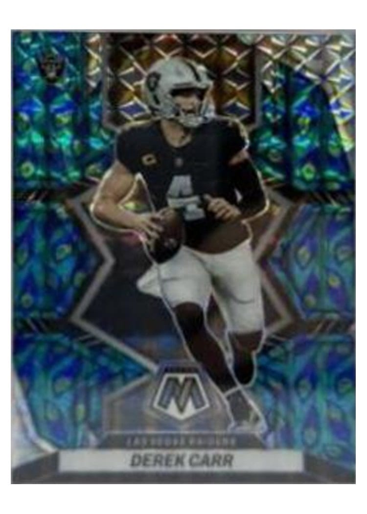 2022 Panini Mosaic Base Set Derek Carr #115 card