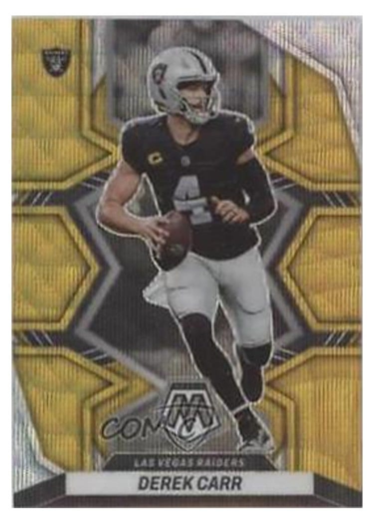 2022 Panini Mosaic Base Set Derek Carr #115 card