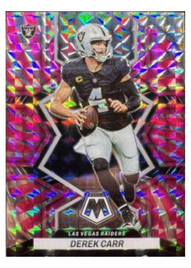 2022 Panini Mosaic Base Set Derek Carr #115 card