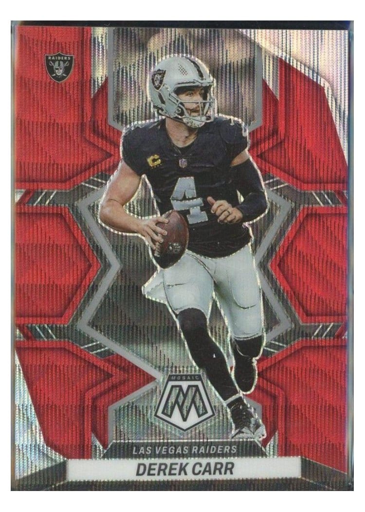 2022 Panini Mosaic Base Set Derek Carr #115 card