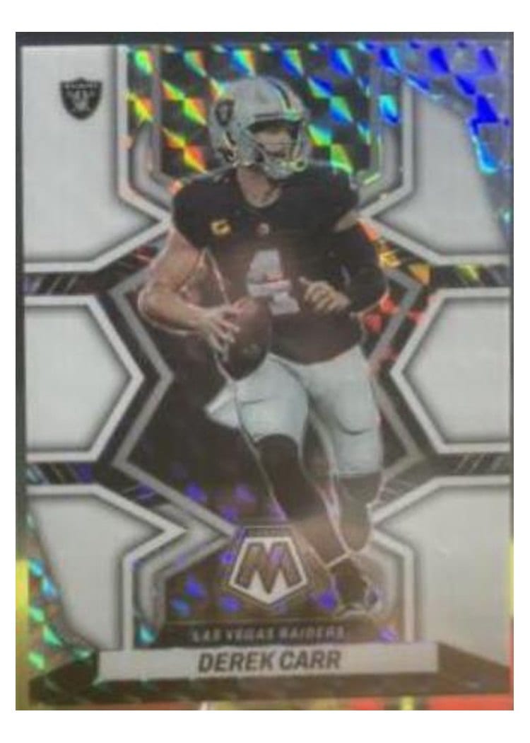 2022 Panini Mosaic Base Set Derek Carr #115 card