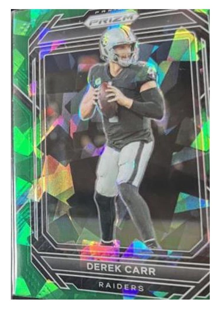 2022 Panini Prizm Base Set Derek Carr #169 card