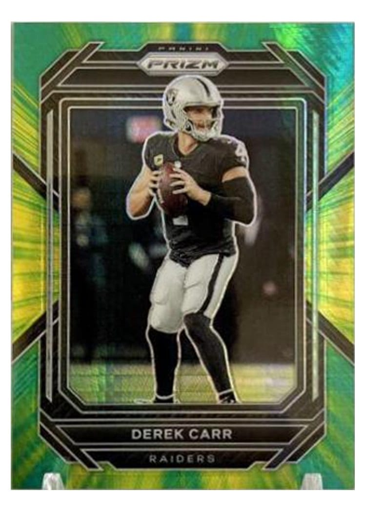 2022 Panini Prizm Base Set Derek Carr #169 card