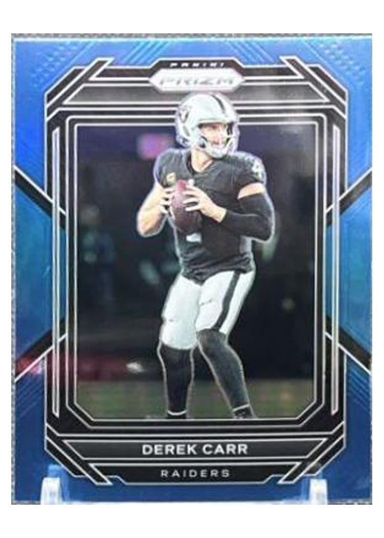 2022 Panini Prizm Base Set Derek Carr Light Blue #169 card