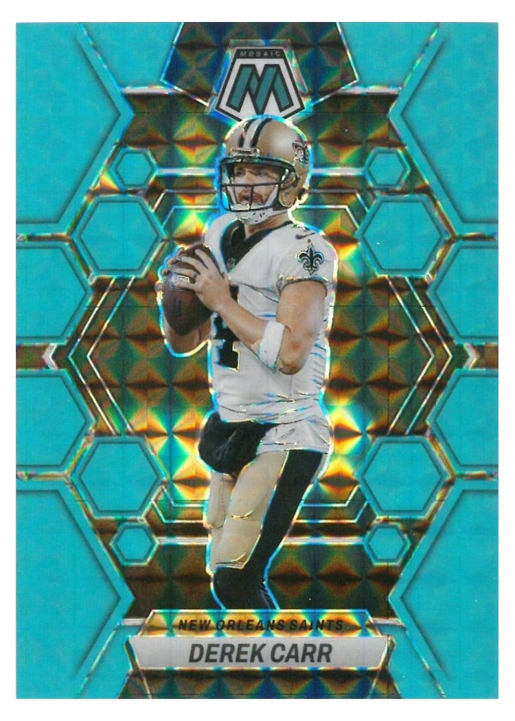 2023 Panini Mosaic Base Set Derek Carr #168 card
