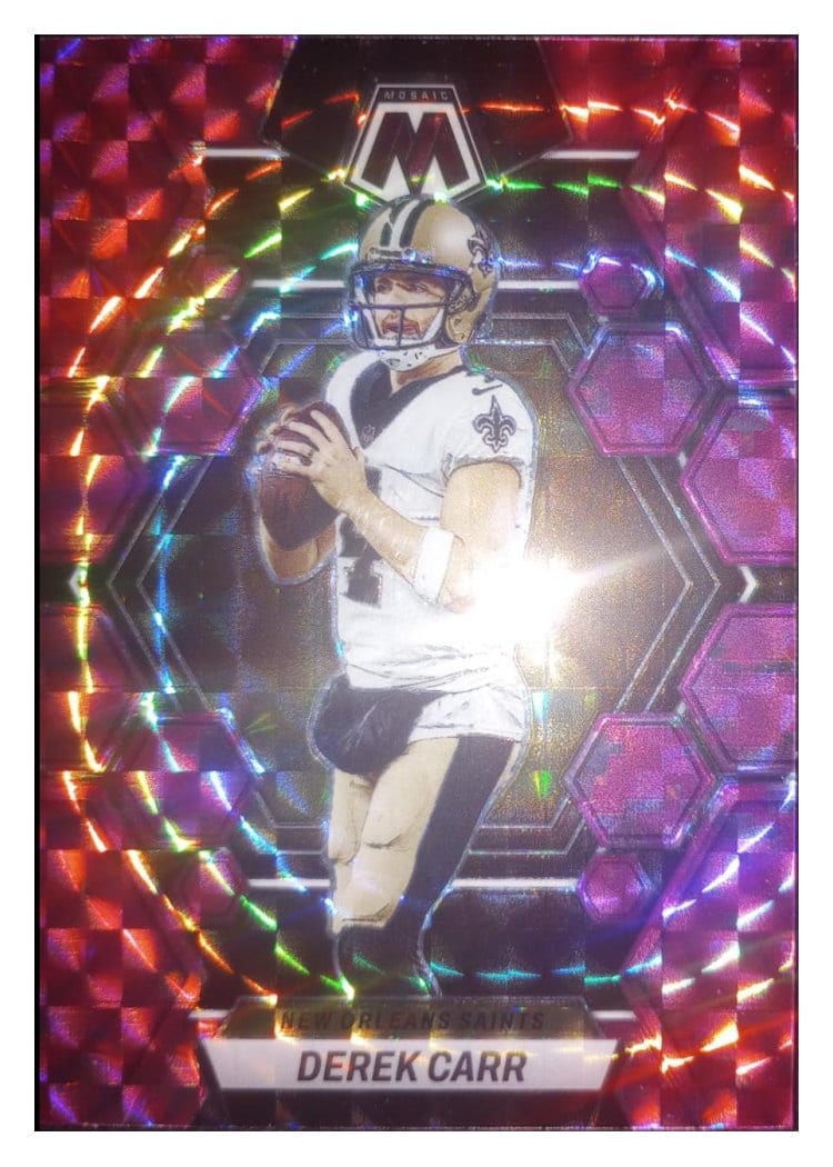 2023 Panini Mosaic Base Set Derek Carr #168 card