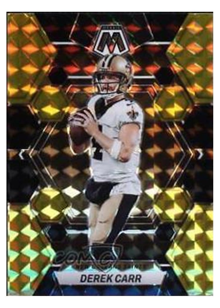 2023 Panini Mosaic Base Set Derek Carr #168 card