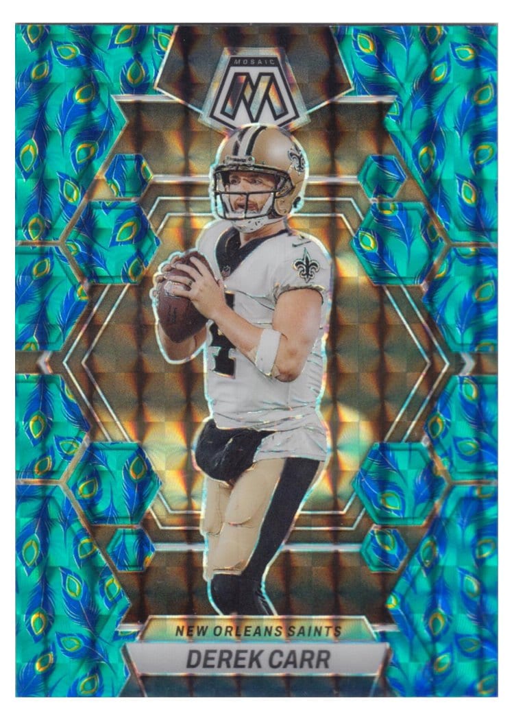 2023 Panini Mosaic Base Set Derek Carr #168 card