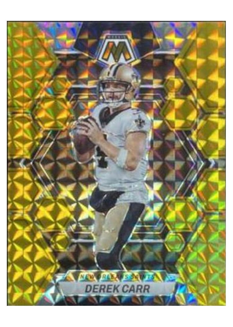 2023 Panini Mosaic Base Set Derek Carr #168 card