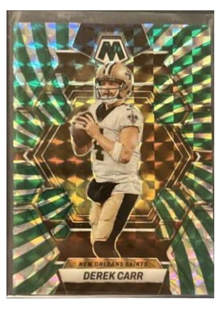 2023 Panini Mosaic Base Set Derek Carr #168 card
