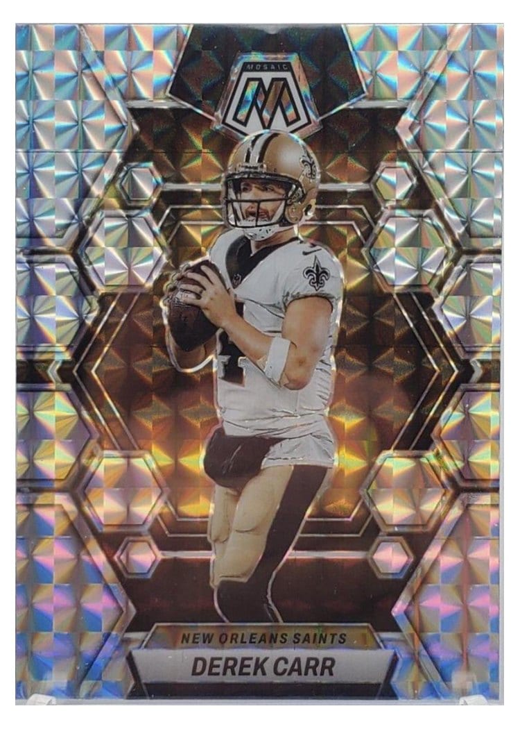 2023 Panini Mosaic Base Set Derek Carr #168 card