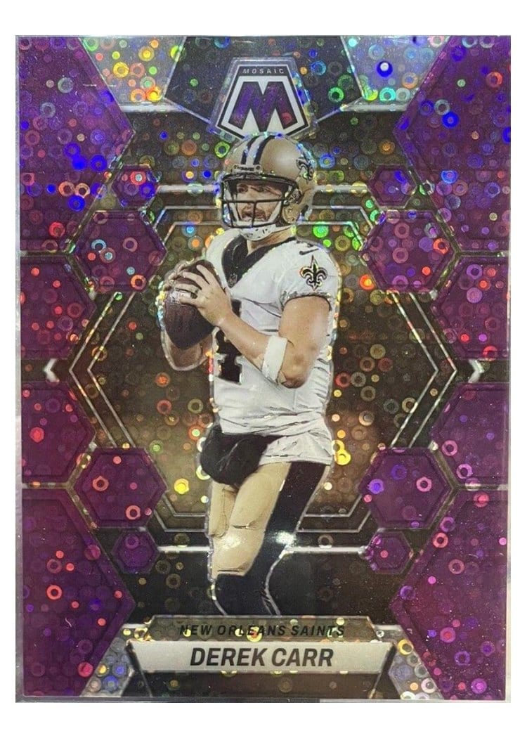 2023 Panini Mosaic Base Set Derek Carr #168 card