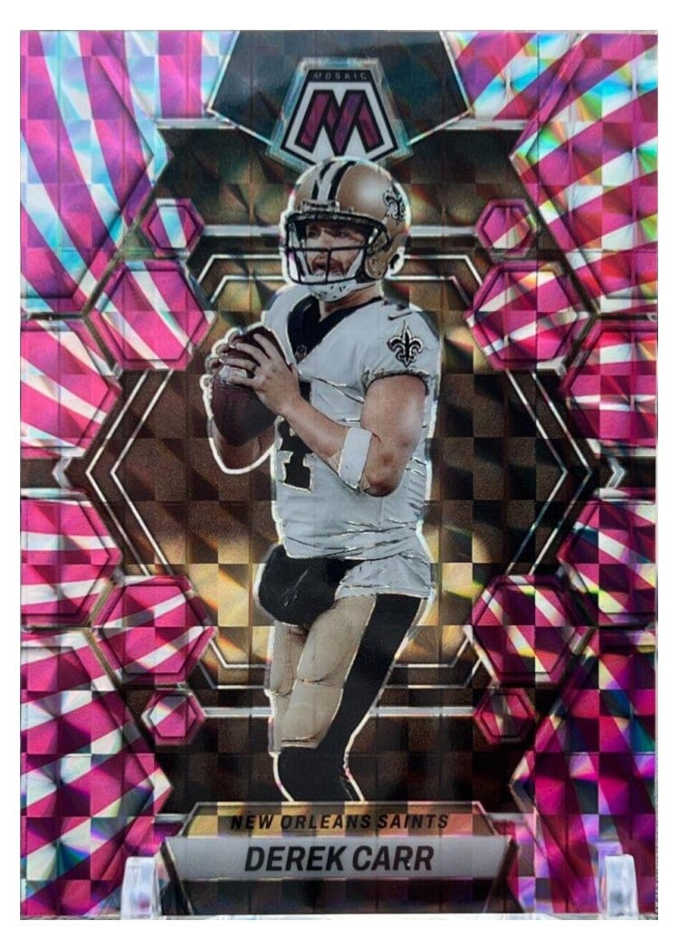 2023 Panini Mosaic Base Set Derek Carr #168 card