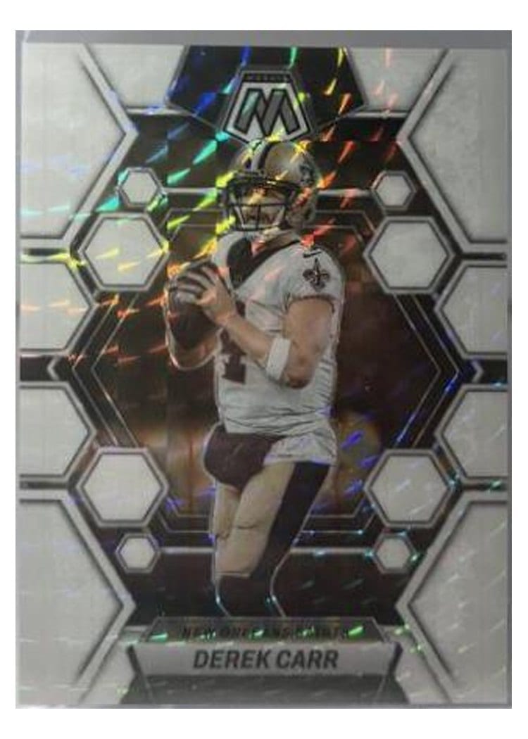 2023 Panini Mosaic Base Set Derek Carr #168 card