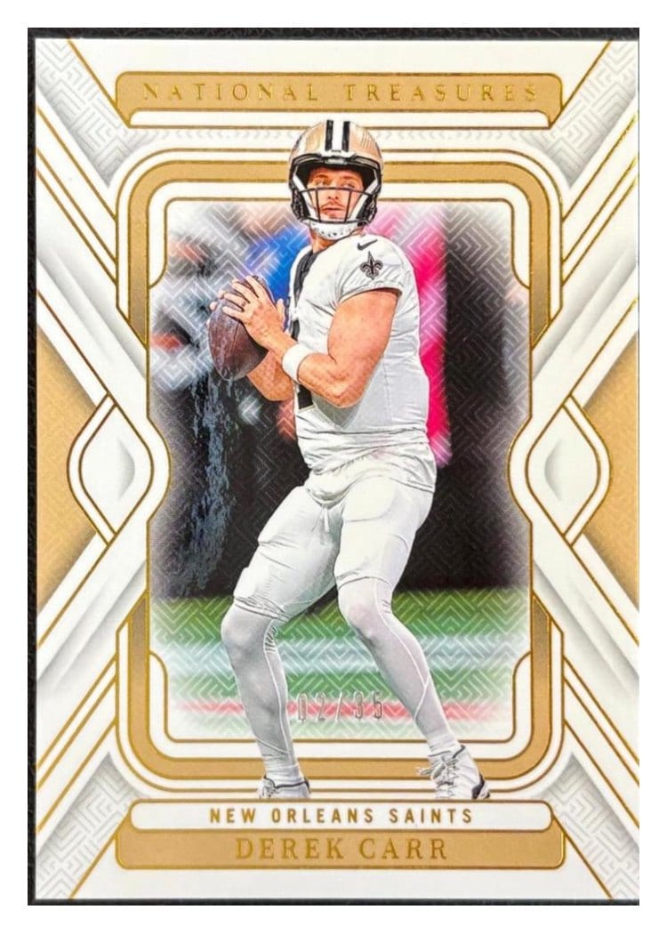 2024 Panini National Treasures Base Set Derek Carr #70 card