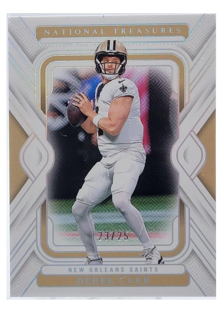 2024 Panini National Treasures Base Set Derek Carr #70 card