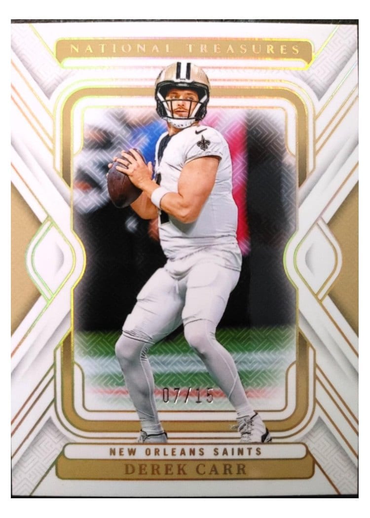 2024 Panini National Treasures Base Set Derek Carr #70 card