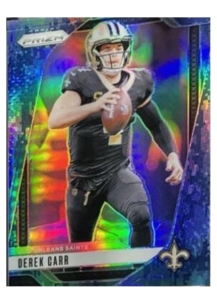 2024 Panini Prizm Base Set Derek Carr Navy Camo #203 card