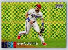 2020 Stadium Club Chrome Derek Dietrich #119 card