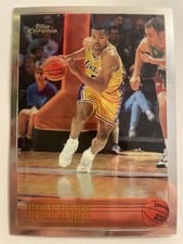 1996 Topps Chrome Derek Fisher #206 card